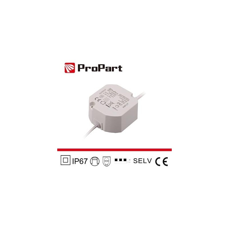 Alimentatore IP67 24V 20W 0.83A Size:59*59*28mm Alimentatore IP67 24V 20W 0.83A Size:59*59*28mm