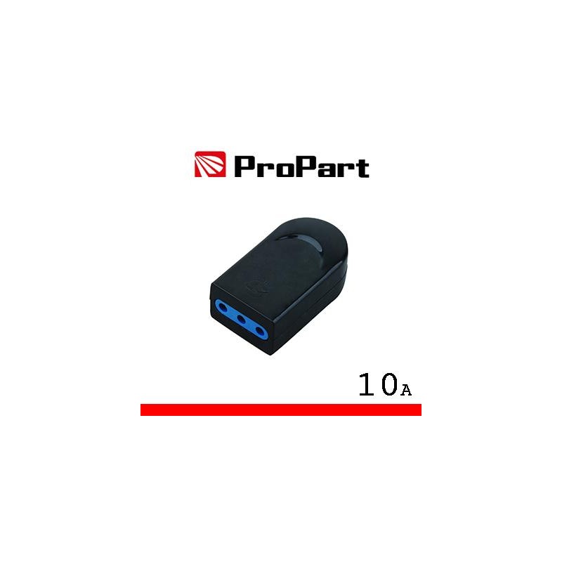 Presa 10A 2P+T nera polybag Presa 10A 2P+T nera polybag