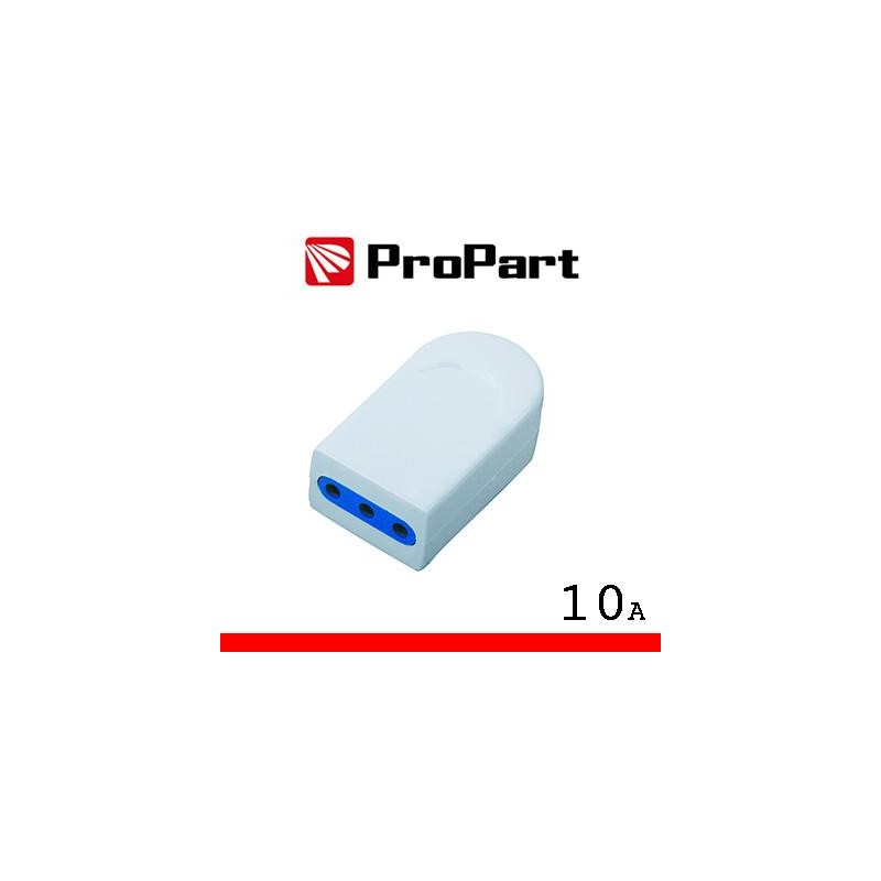Presa 10A 2P+T polybag Presa 10A 2P+T polybag