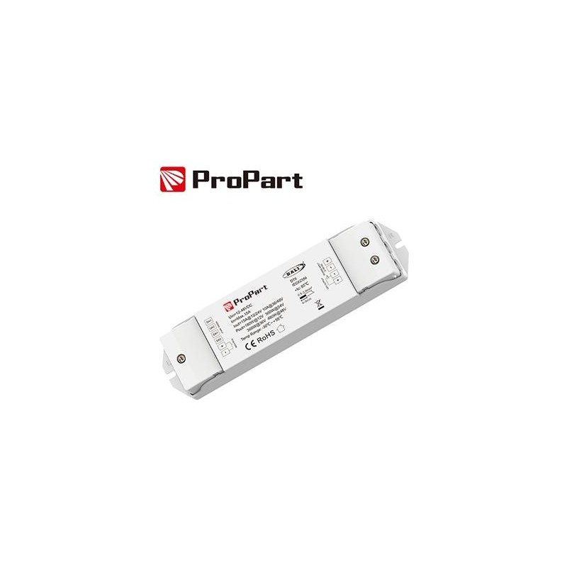 Dimmer DALI 1CH*15A, 180W/360W (12V/24V) - DC Dimmer DALI 1CH*15A, 180W/360W (12V/24V) - DC