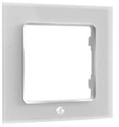 Shelly Wall Frame 1 - Placca da parete bianca compatibile Legrand