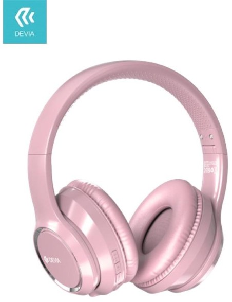 Cuffia wireless V2 EM039 bluetooth V. 5.2 ricaricabile Rosa
