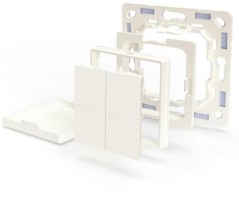 Shelly BLU Wall Switch 4 (+Legrand adapter) -Pulsante a muro Bluetooh 4 tasti