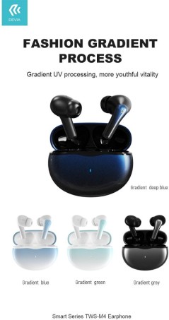 Auricolare TWS wireless EM412 con ENC TWS-M4 Bluetooth V.5,2