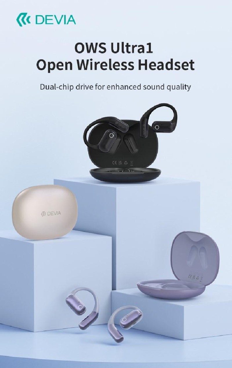 Auricolari EM043 wireless senza inserimento nell'orecchio OWS Ultra1 Oro Auricolari EM043 wireless senza inserimento nell'orecchio OWS Ultra1 Oro