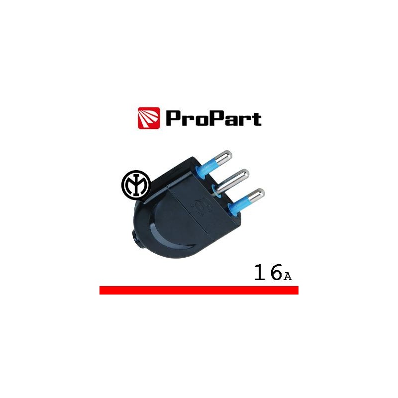 Spina 16A 2P+T nera polybag Spina 16A 2P+T nera polybag