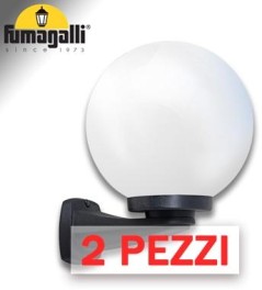 2x pezzi di NARDO/G250 NERO OPALE E27