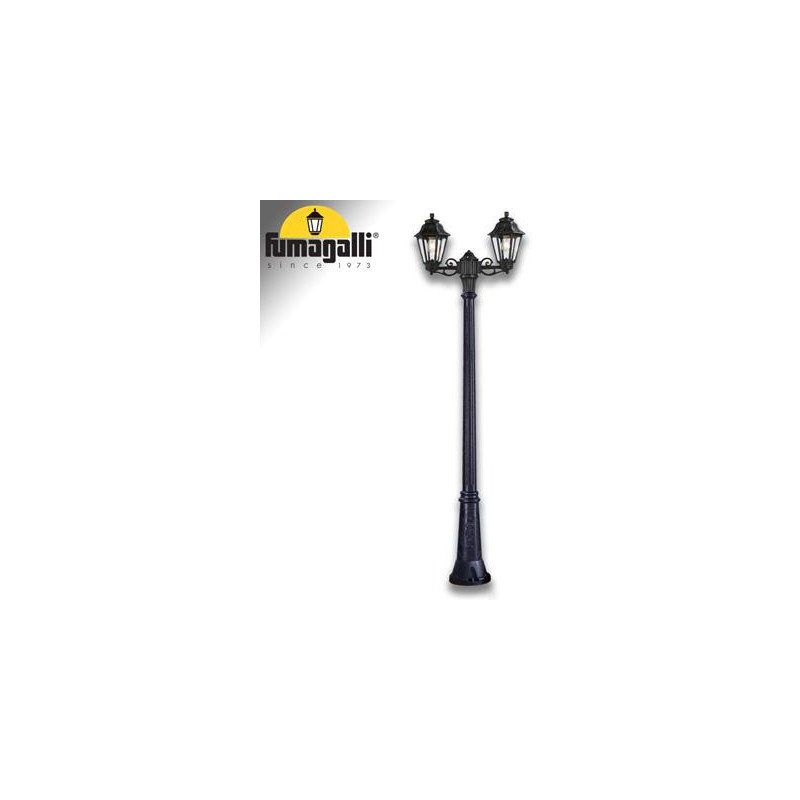 GIGI BISSO/ANNA 2L NERO TRASP E27 LED FILAMENTO 6,5W 2,7K - 209 cm