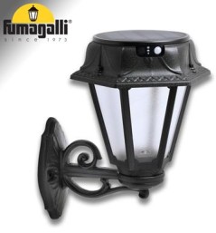 BISSO/ROSETTA NERO SATIN SOLAR LED à˜150 PIR CCT SET