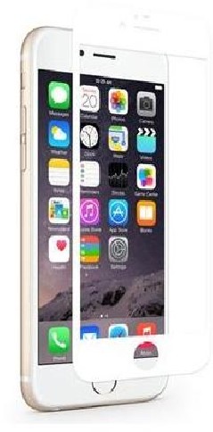 Pellicola vetro temperato Full iPhone 6/6S Bianco 0.26mm