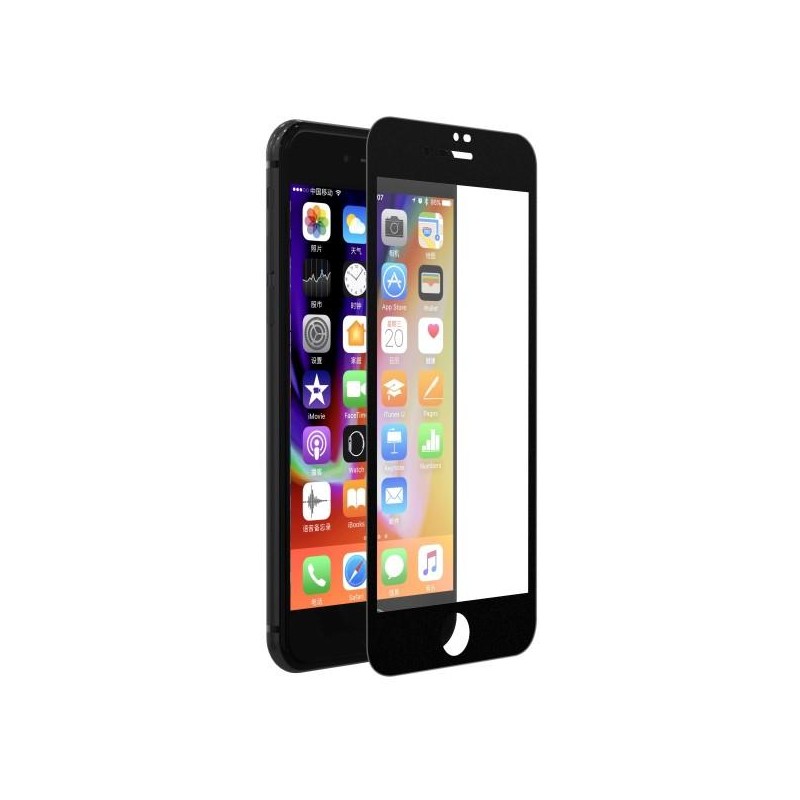 Pellicola Vetro temperato Full 0.18 mm per iPhone 7 / 8 Nera Pellicola Vetro temperato Full 0.18 mm per iPhone 7 / 8 Nera