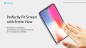 Vetro temperato 3D invisibile e antipolvere per iPhone X Vetro temperato 3D invisibile e antipolvere per iPhone X