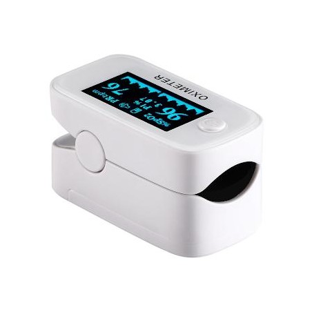 Pulsossimetro Da dito Digitale display OLED 1,3'' - CON PILE