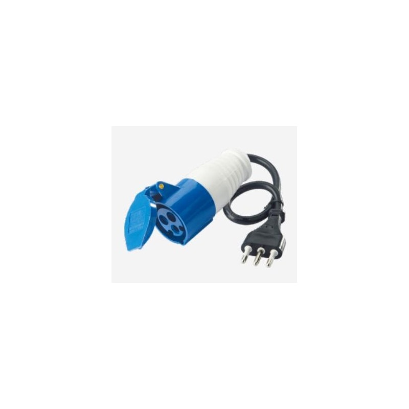 Spina mobile con cavo + Presa Indust.16A 2P+T 220-250V IP44 Spina mobile con cavo + Presa Indust.16A 2P+T 220-250V IP44