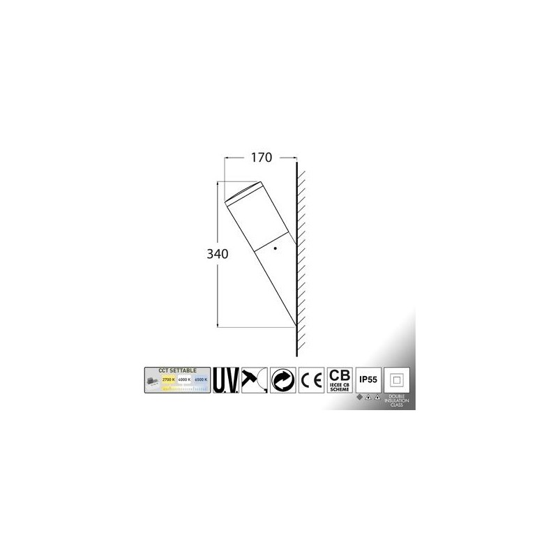 AMELIA FS NERO OPALE E27 A60 LED 11W CCT 3WHITE AMELIA FS NERO OPALE E27 A60 LED 11W CCT 3WHITE