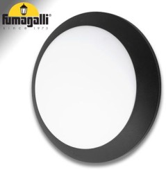 UMBERTA NERO OPALE 2 PORTALAMPADE E27