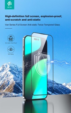 Pellicola protettiva vetro temperato 3D per iPhone 14 Pro