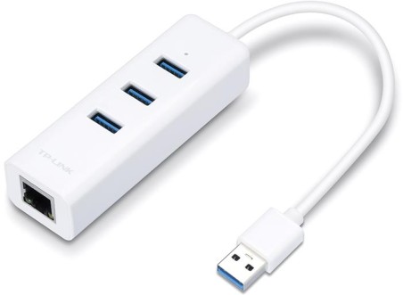 TP-Link Adattatore di rete Gigabit 3 Porte USB 3.0 - UE330