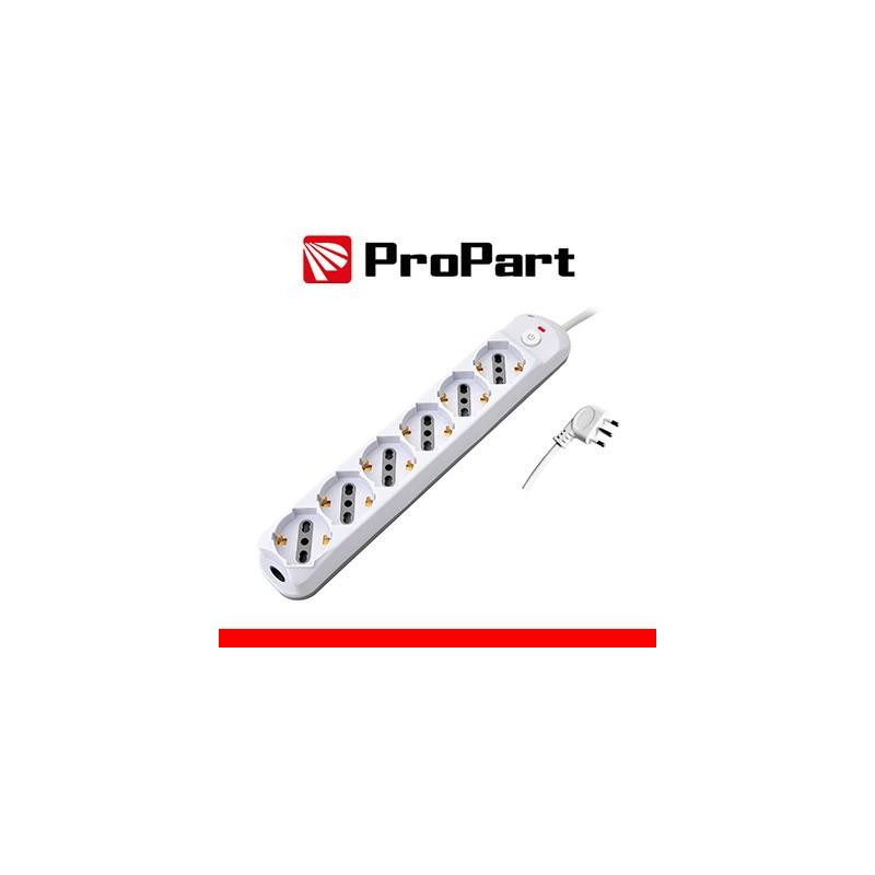 Multipresa 6pos bipasso/schuko + interrutt nuovo modello Spina 16A Multipresa 6pos bipasso/schuko + interrutt nuovo modello Spina 16A
