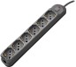 Multipresa 6pos bipasso/schuko + interrutt nuovo modello nera Spina 16A Multipresa 6pos bipasso/schuko + interrutt nuovo modello nera Spina 16A