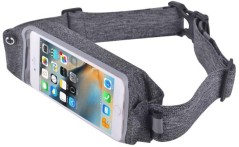 Marsupio Easygo in Lycra con Porta Smartphone Grigio