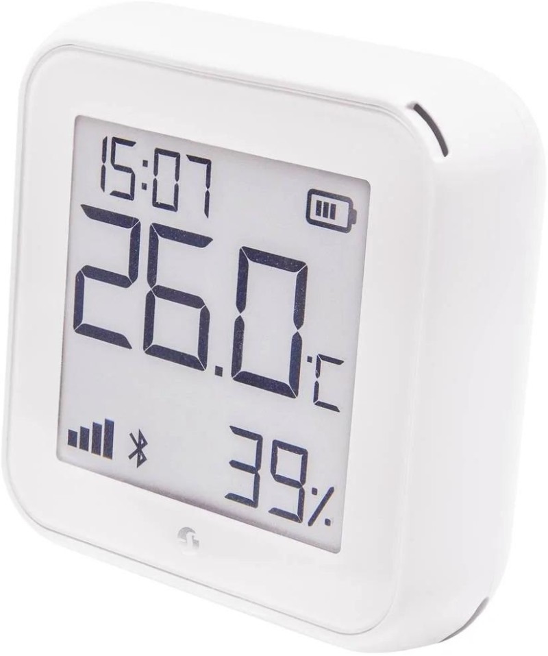Shelly Sensore Temperat&Umid Wi-Fi + Bluet con display Gen3 Bianco Shelly Sensore Temperat&Umid Wi-Fi + Bluet con display Gen3 Bianco