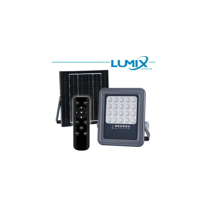 PROIETTORE SOLARE LED 100W + Crepuscolare PROIETTORE SOLARE LED 100W + Crepuscolare