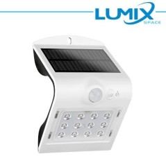 Lampada da parete LED solare senza fili con Sensori 220lm BIANCO