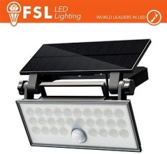 Faro da esterno solare con sensore di movimento 60w (6 led)