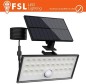 Faro da esterno solare con sensore di movimento 60W (6 led) - Nero Staccabile
