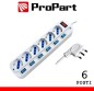 Multipresa 6pos bipasso/schuko spina16A +interr. multipli Multipresa 6pos bipasso/schuko spina16A +interr. multipli