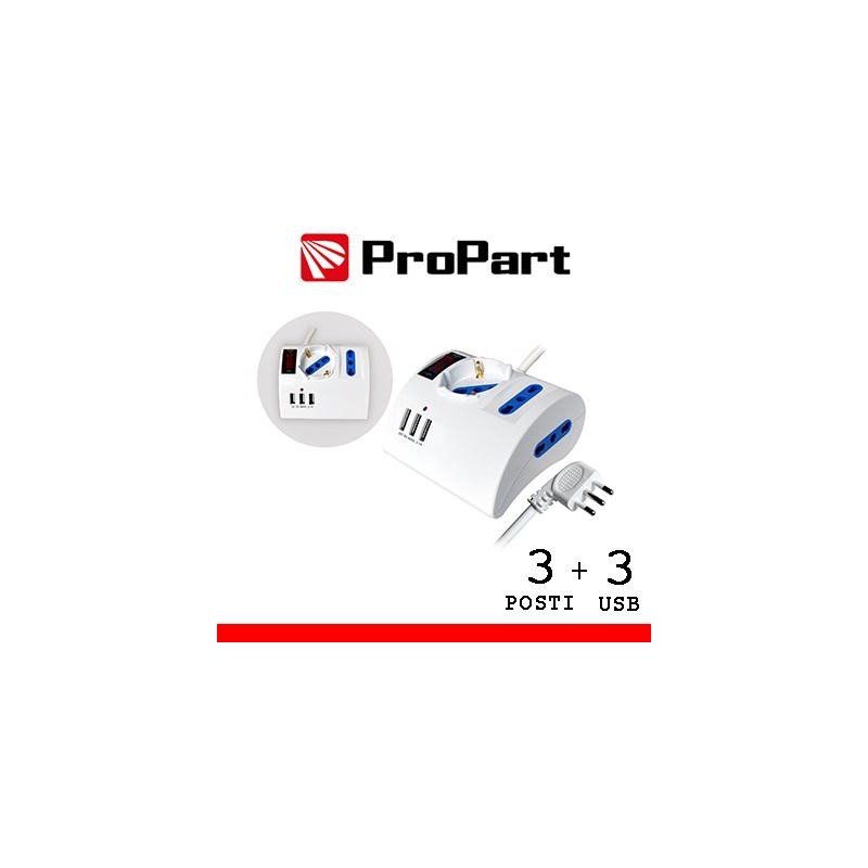 Multipresa 3pos tavolo bipasso + bip/schuko + USB sp16A +int Multipresa 3pos tavolo bipasso + bip/schuko + USB sp16A +int