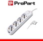 Multipresa 4pos bipasso/schuko + interrutt nuovo modello spina 16A