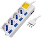 Multipresa 4pos bipasso/schuko spina16A +interr. multipli nuovo modello Multipresa 4pos bipasso/schuko spina16A +interr. multipli nuovo modello