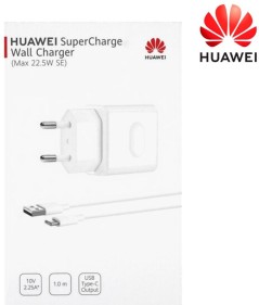 Caricabatteria Huawei CP404 22,50 W Con Cavo Tip-C Bianco