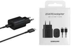 Caricabatteria Originale Samsung EP-TA800XBE 25W con Cavo