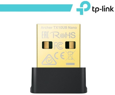 TP-Link AX900 Nano Wi-Fi 6 Bluetooth 5.3 USB Adapter - Archer TX10UB Nano