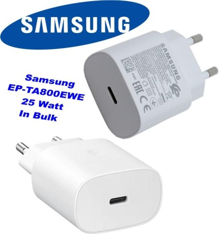 Caricatore EP-TA800EWE Samsung USB-C 25 Watt Bianco in Bulk