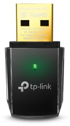 TP-Link Scheda Wireless USB Dual Band AC600 - Archer T2U