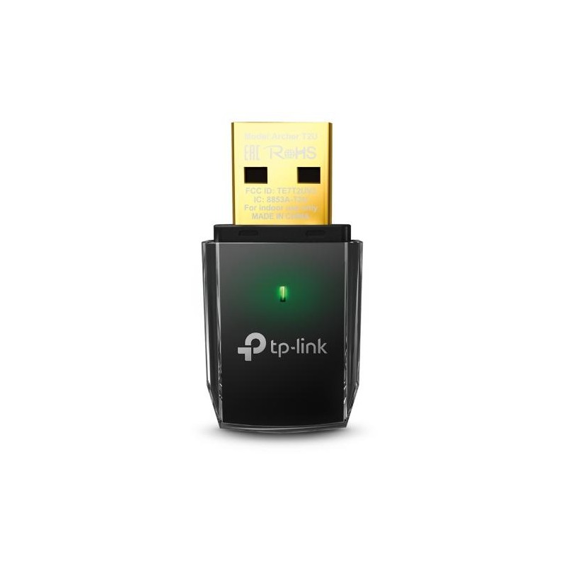 TP-Link Scheda Wireless USB Dual Band AC600 - Archer T2U TP-Link Scheda Wireless USB Dual Band AC600 - Archer T2U