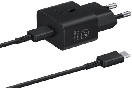 Samsung EP-T2510EBE + EP-DN980BBE Carica + Cavo USB-C 25W in Bulk