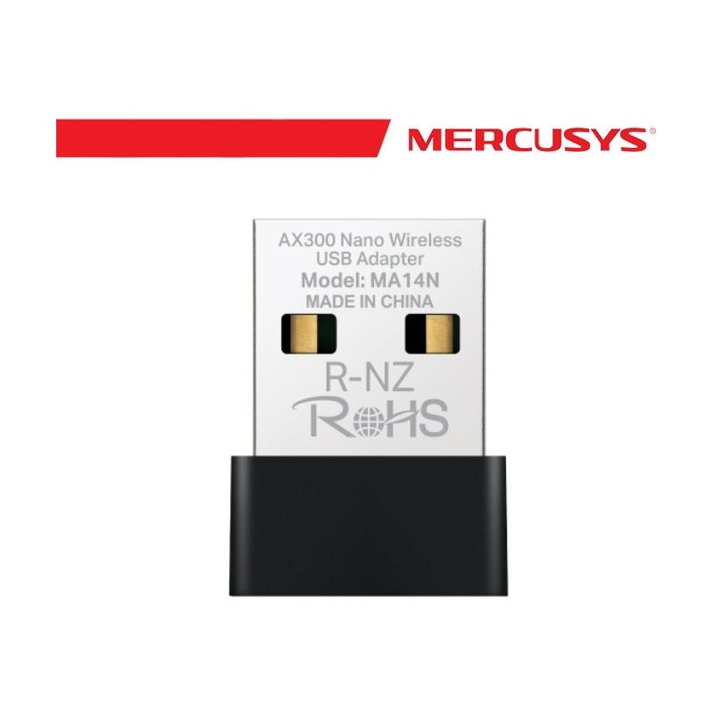 Mercusys AX300 Nano Wireless USB Adapter - MA14N Mercusys AX300 Nano Wireless USB Adapter - MA14N