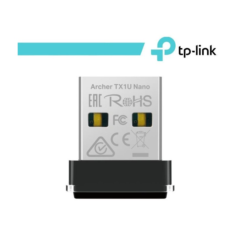 TP.Link AX300 Nano Wi-Fi 6 Wireless USB Adapter - Archer TX1U Nano TP.Link AX300 Nano Wi-Fi 6 Wireless USB Adapter - Archer TX1U Nano