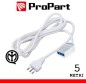 Prolunga lineare 10A 5metri spina10A Prolunga lineare 10A 5metri spina10A