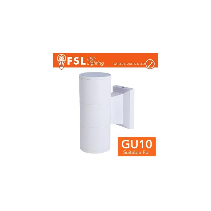 Applique portalampada 2 vie, GU10 IP54 - BIANCO Applique portalampada 2 vie, GU10 IP54 - BIANCO