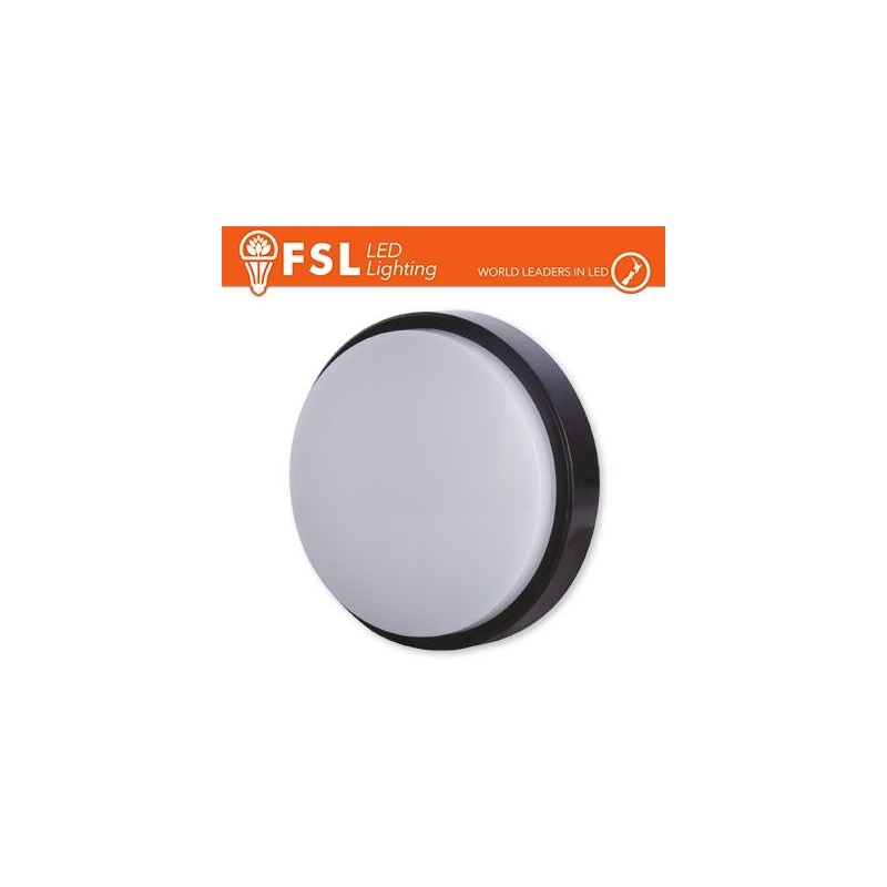 Plafoniera LED ROTONDA NERA 15W 4000K Ø180*55 IP54 Plafoniera LED ROTONDA NERA 15W 4000K Ø180*55 IP54