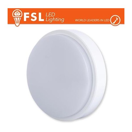 Plafoniera LED ROTONDA BIANCA 15W 4000K à˜180*55 IP54 
