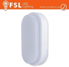 Plafoniera LED OVALE BIANCA 15W 3000K 55*100*200 IP54 