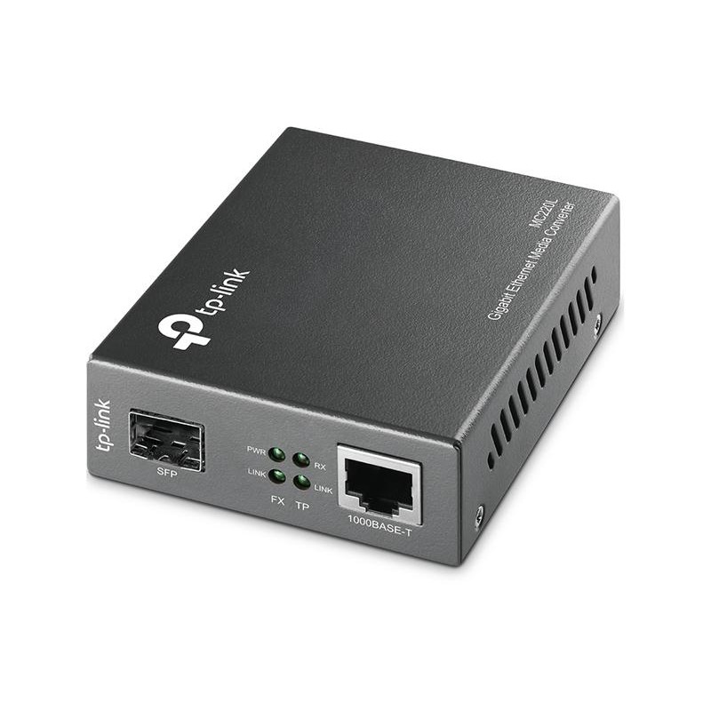 TP-Link Media Converter 1000BASE-SX/LX/LH/1000Base-T LC - MC220L TP-Link Media Converter 1000BASE-SX/LX/LH/1000Base-T LC - MC220L