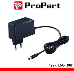 Alimentatore Switching tensione costante 12Vdc 1.5A (18W)